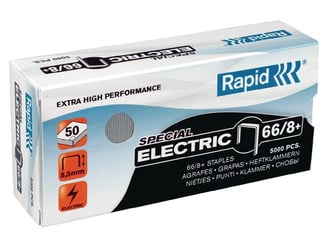 Rapid Classic 100E Nietjes, 66/8+, Verzinkt (pak 5000 stuks) artikel afbeelding