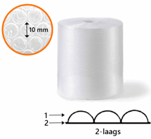Noppenfolie 50cm/100m rol/75 my/2-laags/Type XL Mono