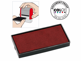 Colop Reserve kussen t.b.v. zelfinktende stempels E/40 rood voor Printer 40 (pak 2 stuks)