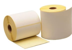 Zebra DHL verzendetiketten compatible, 102mm x 210mm, kern 25mm Permanent.