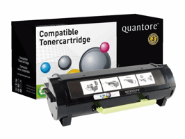Tonercartridge Quantore alternatief tbv Lexmark 50F0XA0 zwart