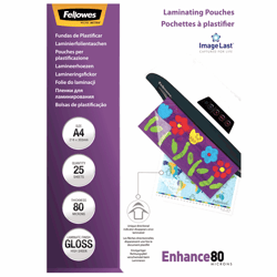 Fellowes Lamineerhoezen A4 80mic 25PK artikel afbeelding