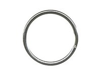 Sleutelring 25mm metaal/pk100