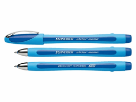 Schneider Balpen Slider Memo XB blauw