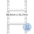 Etiket HERMA 8211 88.9x35.7mm 1-baans wit 4000 stuks