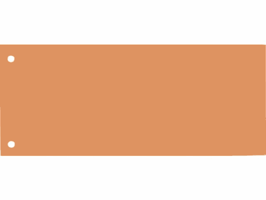 Scheidingsstrook Oxford smal 240x105mm 190gr oranje 100 stuks