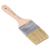 Platte Kwast, 2-componenten, Chin. wit var.haar