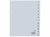 Kangaro Tabblad grijs kunststof A5, 17 rings, 1-12 (set 12 stuks) artikel afbeelding