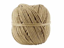 Henneptouw Muller 3-draads Ø ±2.4mm 100 gram ca 50 meter