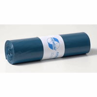 Standaard afvalzakken, LDPE, 70 l 60 µm (Kleur: Blauw; Materiaaldikte: 40 µm)
