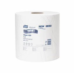 Tork Wiping Plus Rol Poetspapier 2-laags W1 nr. 130045 (verp/1 rol) artikel afbeelding