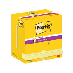 Memoblok Post-it Z-Note S350 Super Sticky 76x127mm geel