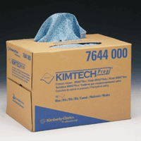 Kimberly Clark Kimtech poetsdoek, 1-laags, kleur blauw. Verpakt per 160doek