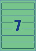 Rugetiket Avery Zweckform smal 38x192mm zelfklevend groen