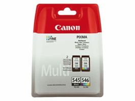 Inktcartridge Canon PG-545 + CL-546 zwart + kleur