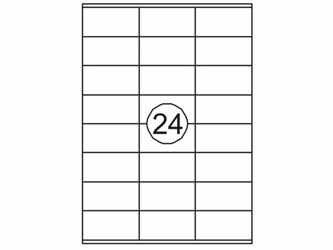 ETIKET QUANTORE 70X36MM 2400ST  artikel afbeelding