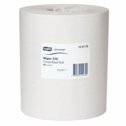 Papierrol VE = 6 stuks tissue wit, 1-laags, ongeperforeerd artikel afbeelding