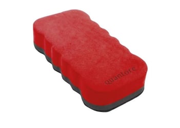 Whiteboardwisser Quantore magnetisch rood artikel afbeelding