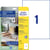 Etiket Avery Zweckform LR3478-10 210x297mm recycled wit 10stuks