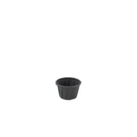 Bakje papier (FSC®) rond zwart 0.5oz / 15ml , ø 35,5 x h21mm