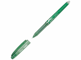 Pilot FriXion Point gel stickpen, extra fijne punt, groene inkt, groene huls met grip (pak 12 stuks)