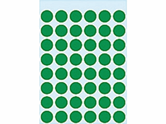 ETIKET HERMA 1855 ROND 12MM 240ST DONKERGROEN artikel afbeelding