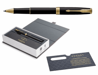 ROLLERPEN PARKER SONNET MATTE BLACK GT F artikel afbeelding