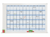 Nobo Planbord Performance Maand, 90 x 60 cm artikel afbeelding