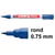 Permanent marker edding 404 0,75mm bl/ds10