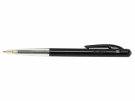 BiC M10 Clic Balpen, Medium Punt, 1 mm, Zwart (doos 50 stuks)