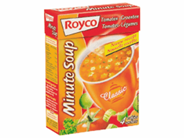 Royco Minute soepen Tomaat/Groentensoep (doos 25 stuks)