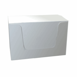 Visitekaartdoosje 110x70x70mm wit met decollete artikel afbeelding