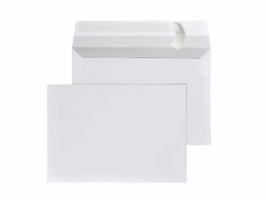 Staples Dienst envelop Peel & Seal klep superwit C6 114 x 162 mm, 80 g/m² (doos 500 stuks)