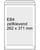 Envelop 262x371mm bordrug P/S wit/pk10