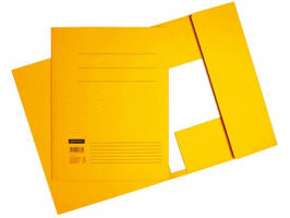 Dossiermap Quantore Folio 300gr geel