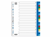 Tabblad ELBA A4XL 11R PP 0,12 A-Z/set20 artikel afbeelding