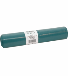LDPE afvalzakken 80 x 110 cm blauw T60, 140 liter. artikel afbeelding