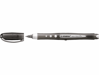 ROLLERPEN STABILO WORKER COLORFUL ZWART artikel afbeelding