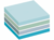 Post-it® Kubus Pastel 76 x 76 mm, pastelblauw-tinten (blok 450 vel) artikel afbeelding