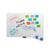 Whiteboard, zonder frame geëmailleerd staal, wit b x h x d = 580x430x7 mm, met toebehoren