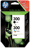 Inktcartridge HP CN637EE 300 zwart + kleur