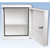 Verbandkast conform DIN 13157 zonder inhoud, wit, diepte 200 mm h x b = 420x360 mm