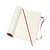 Notitieboek Moleskine L 130x210mm lijn scarlet red