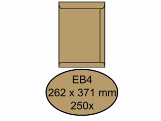 ENVELOP QUANTORE AKTE EB4 262X371 100GR BRUINKRAFT artikel afbeelding