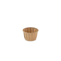 Bakje papier (FSC®) rond bruin 1.25oz / 37ml , ø 50 x h31mm