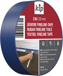 KIP 236 (30) Fineline Textieltape 30 mm x 50 m Blauw artikel afbeelding