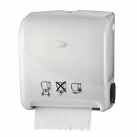 Euro matic Pearl white handdoekautomaat autocut voor Euro matic handdoekrollen - Euro 431106