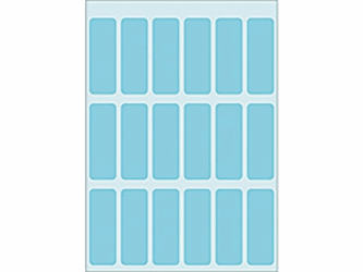 ETIKET HERMA 3653 12X34MM BLAUW 90ST artikel afbeelding
