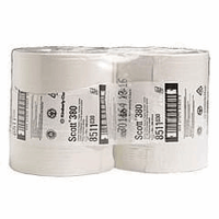 Kimberly Clark Scott Jumbo toiletpapier, 2-laags, kleur wit, 380meter per rol. Verpakt per 6rol