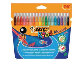 BiC Kids Viltstiften Medium (pak 18 stuks)